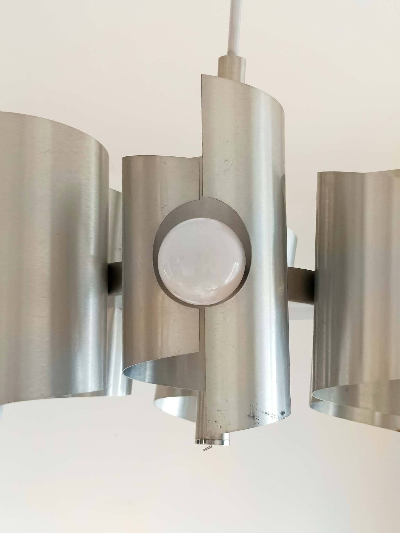Lustre space age aluminium 1970 Polam Bielsko