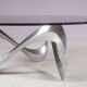 1970s "Snake" coffee table by Knut Hesterberg for Ronald Schmidt, Germany
