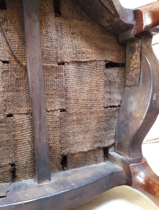 Heater stamped 19th century Louis XV Firecorner Chair