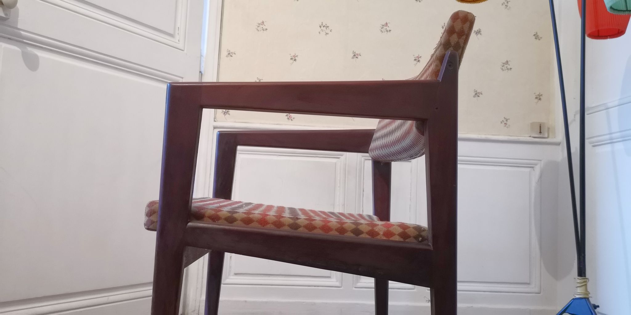 Fauteuil architectural vintage années 50/60 par Thonet