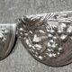 Pair of Art Deco style wall sconces in silvered plaster