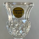 Bougeoir en cristal.