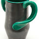 Green and anthracite vase, 1960