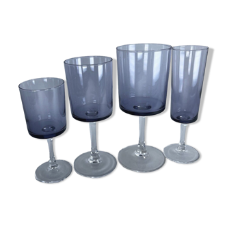 Service verres Luminarc 44 pcs France 1980