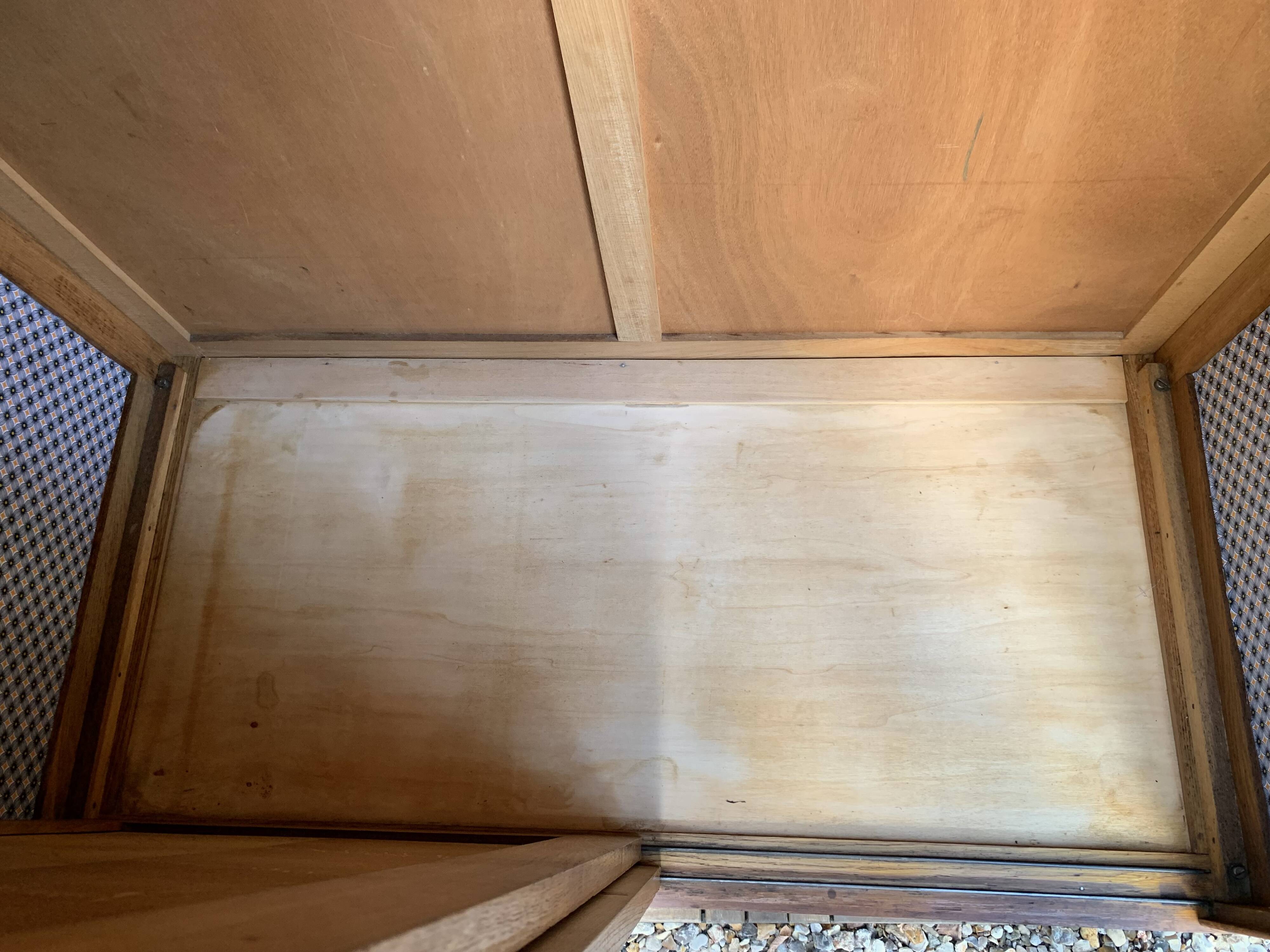 Vintage wardrobe compass feet wardrobe 1950