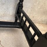 Small black pedestal or console table