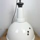 Large Industrial British White Enamel Pendant Lamp from Benjamin, 1960s