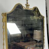 Mid-century Italian mirror in brass. Italy 1950s