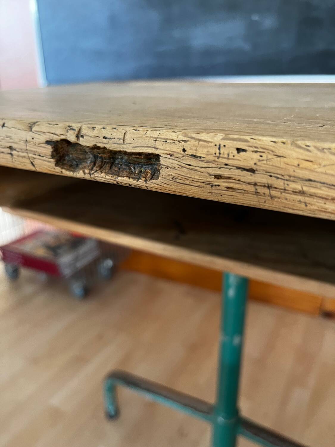 1950s school desk