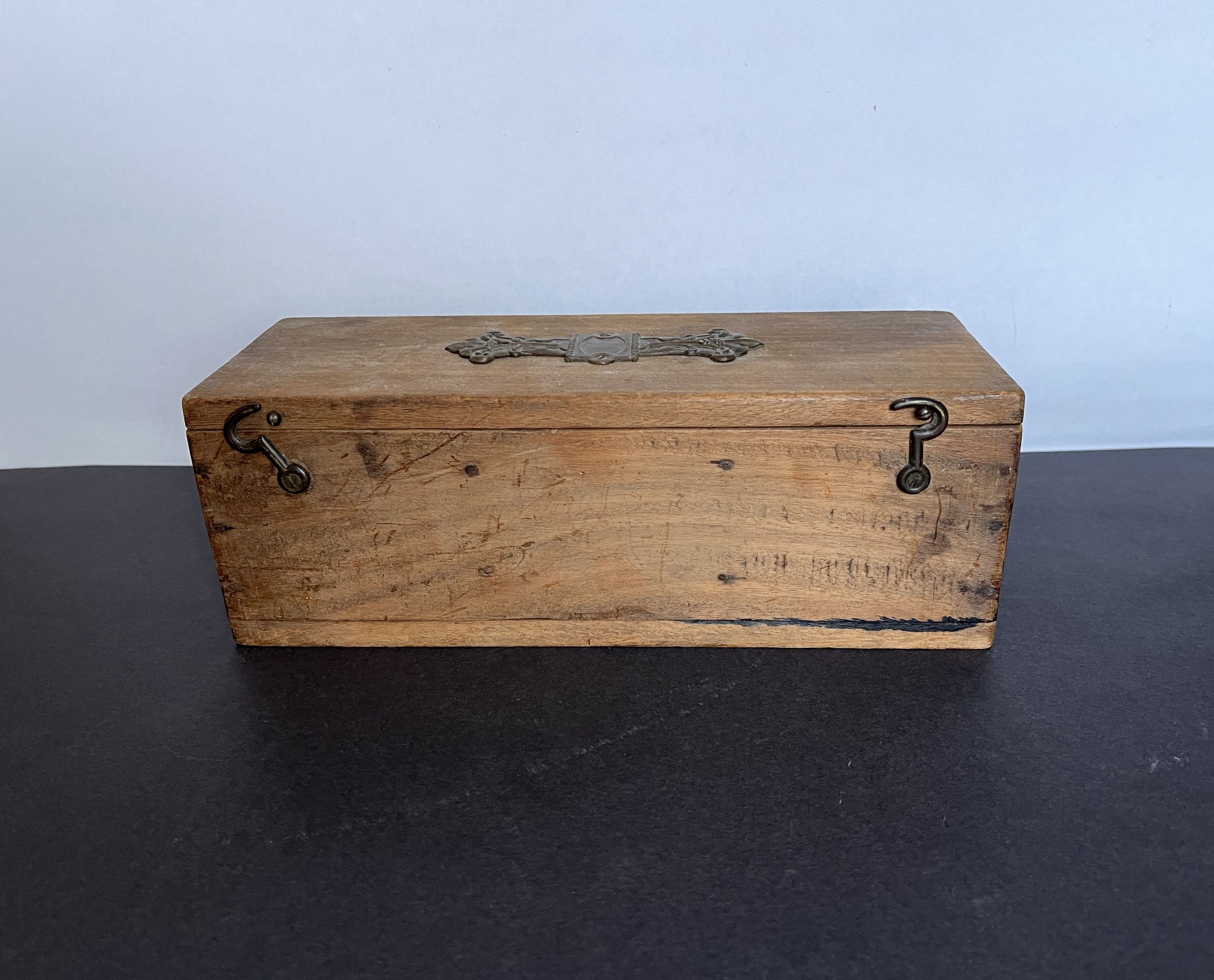 Coffret en bois vintage