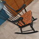Rocking chair noir