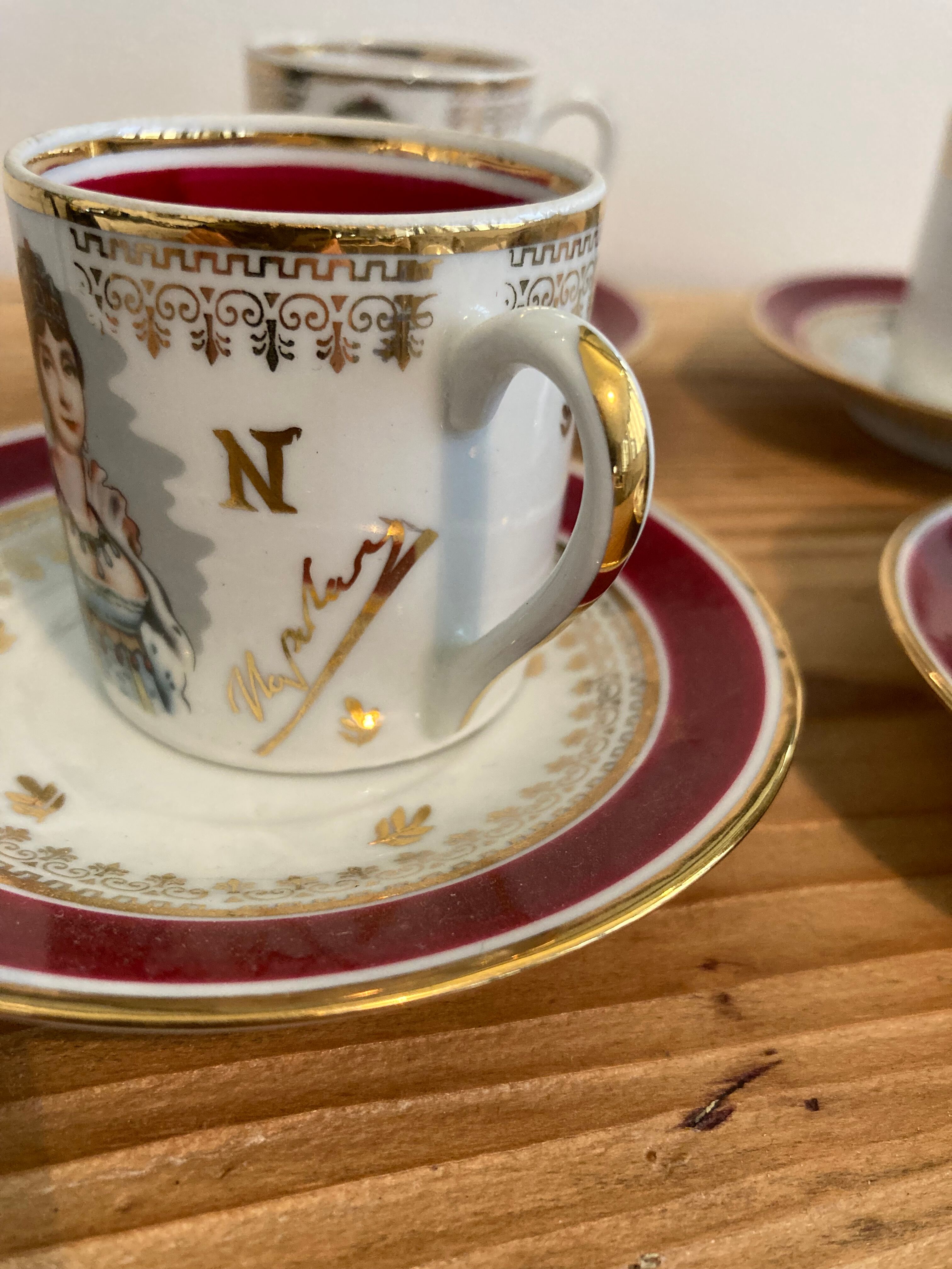 Napoleon and Josephine coffee service set