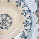 Lot 6 assiettes creuses dépareillées Terre de fer