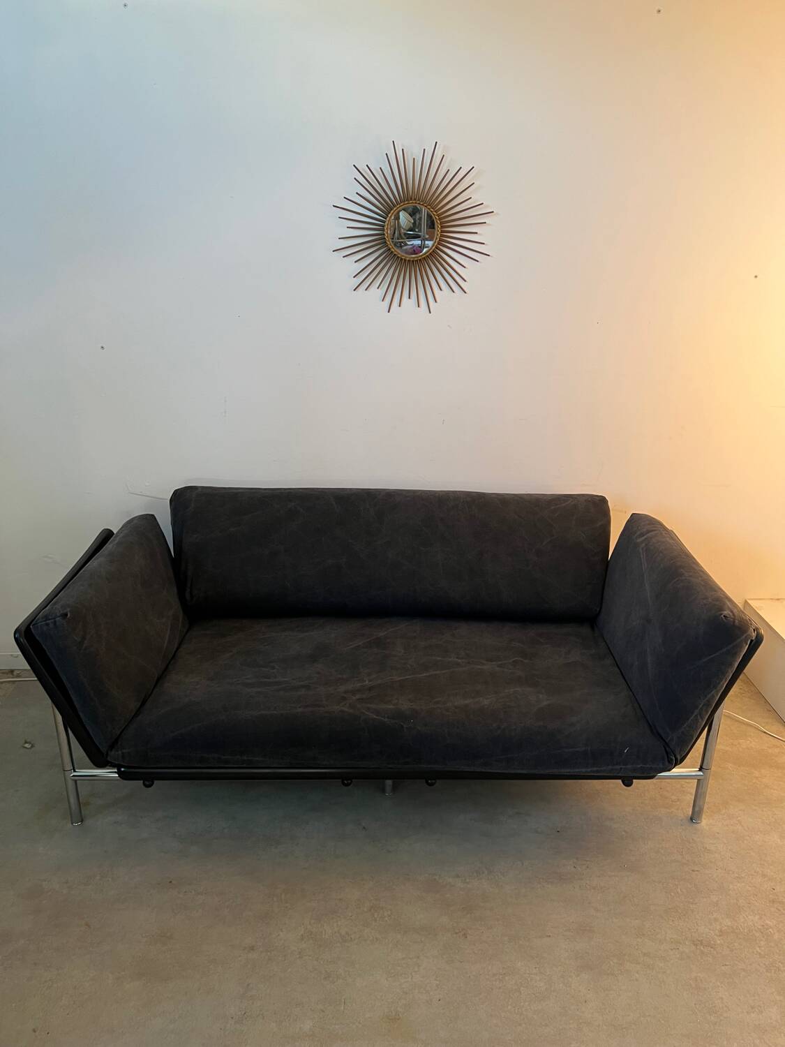Vintage 2/3 seater sofa "Rataplan" Italian design Roberto Tapinassi for Dema modular