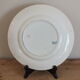 Old round dish in Terre de Fer Lunéville KG Marguerite