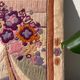 Vintage tapestry portrait of a woman