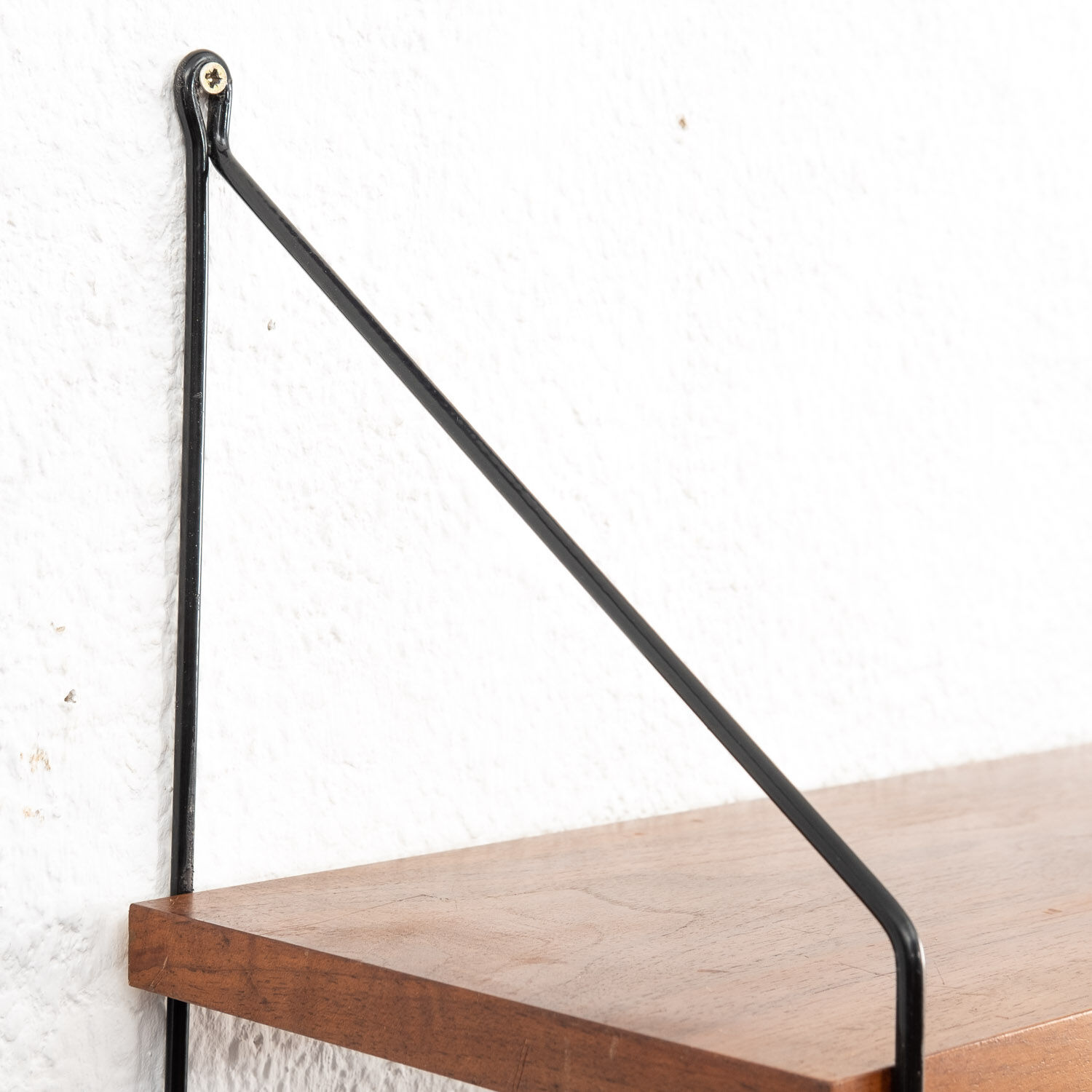 Wall shelf, dark teak 60