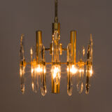 Pair of chandeliers from Sciolari in Milan