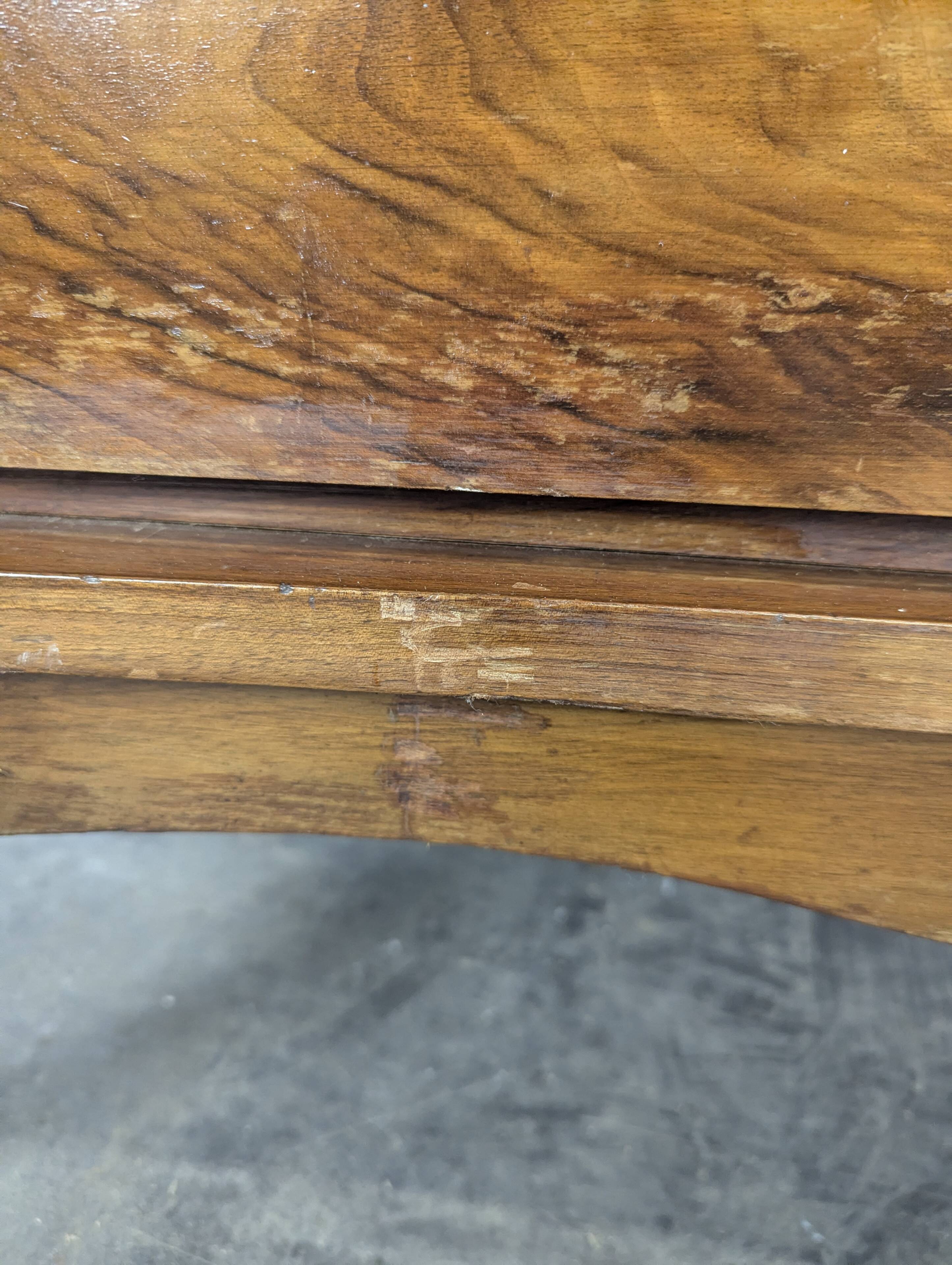 Reconstruction period mahogany commode