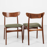 10 chairs in teak by Schiønning & Elgaard 1960s