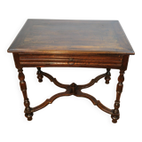 Elegant walnut writing table, Louis XIV, early 18th century, Languedoc