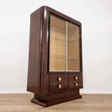 20th century Art Deco wooden display case