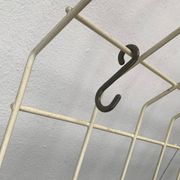 German minimalist Mid-Century coat rack in rope, 1960s