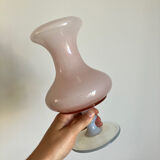 Vase on foot in opaline