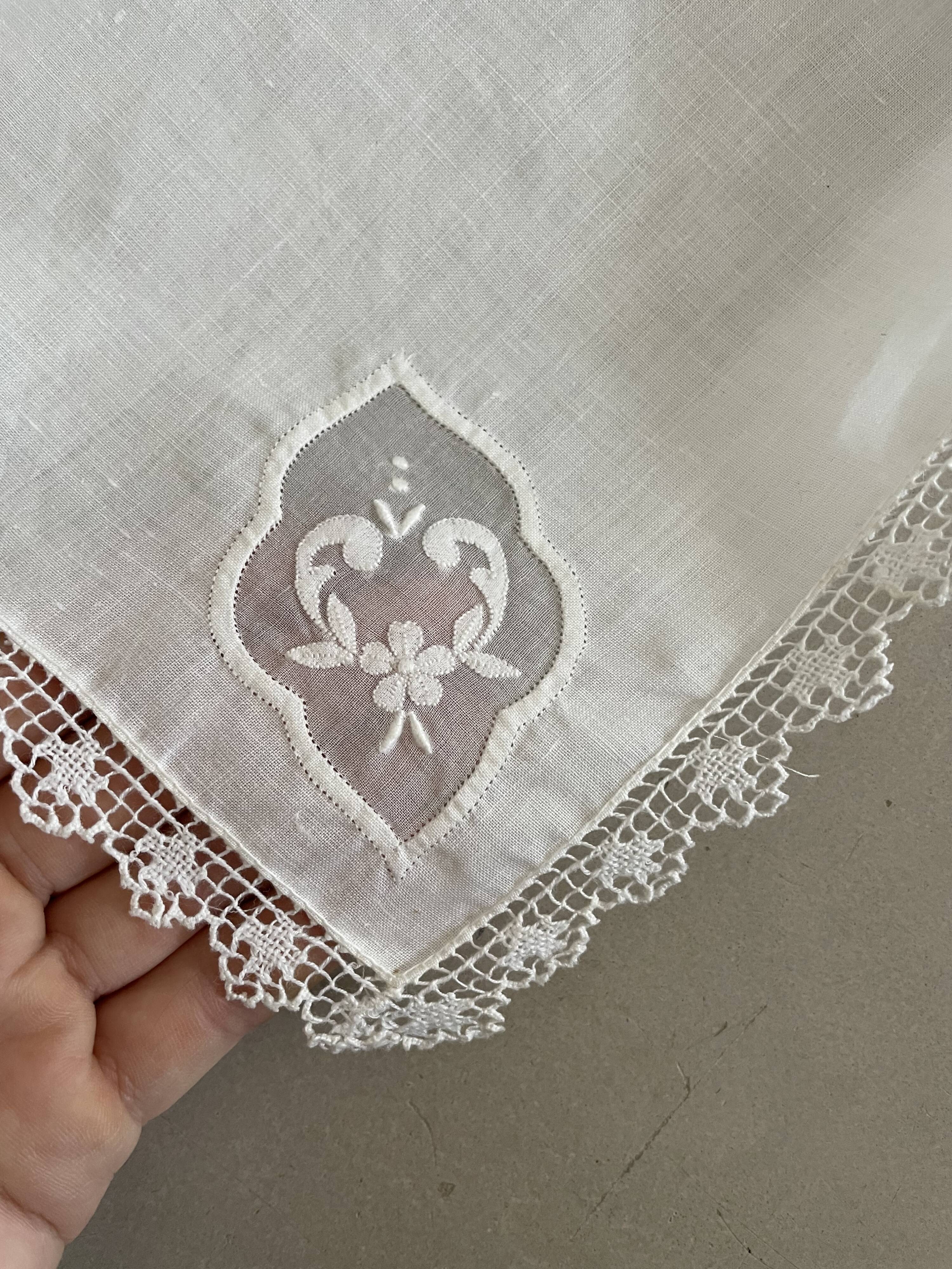 Lot de 6 serviettes de tables anciennes