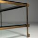 Table basse en verre vintage