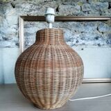 Rattan lamp foot