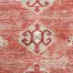 3x9 Red & Beige Geometric Pattern Persian Runner Rug, 80x280Cm