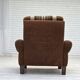 Danish club chair from the 1970s, original wool upholstery, original condition.
