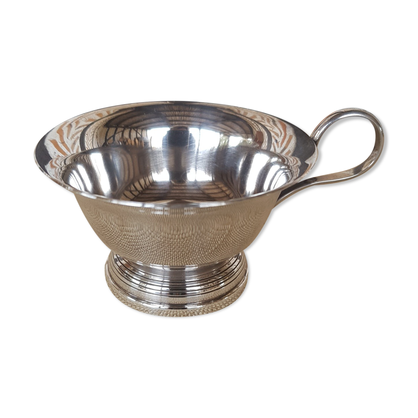 Silver metal birth cup