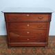 Louis Philippe walnut secretary chest of drawers