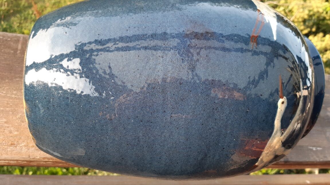 Vase Elchinger terre cuite vernissée