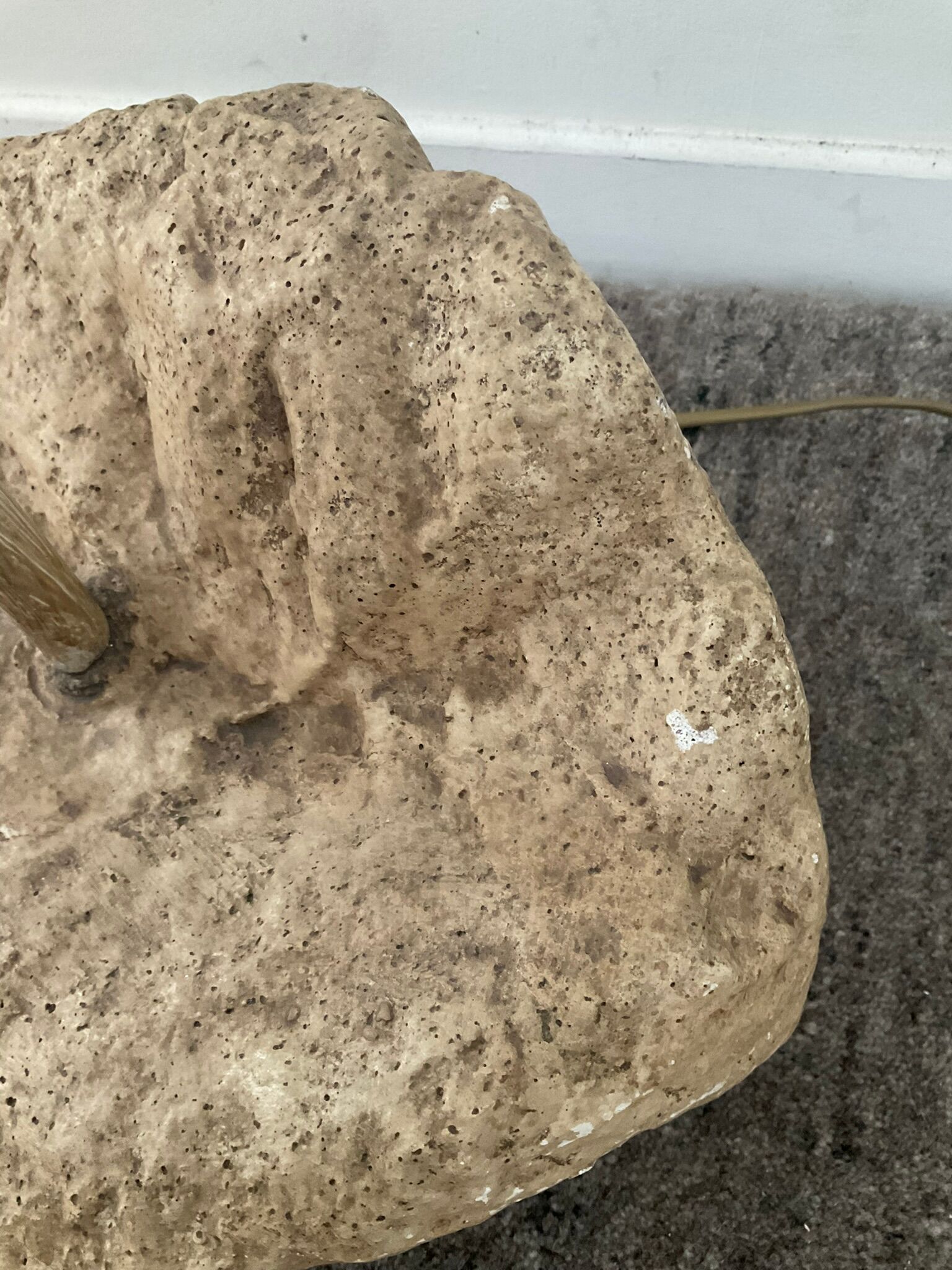 Floor lamp Shell "Ariell" by IIhan Koman 80s