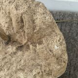 Floor lamp Shell "Ariell" by IIhan Koman 80s