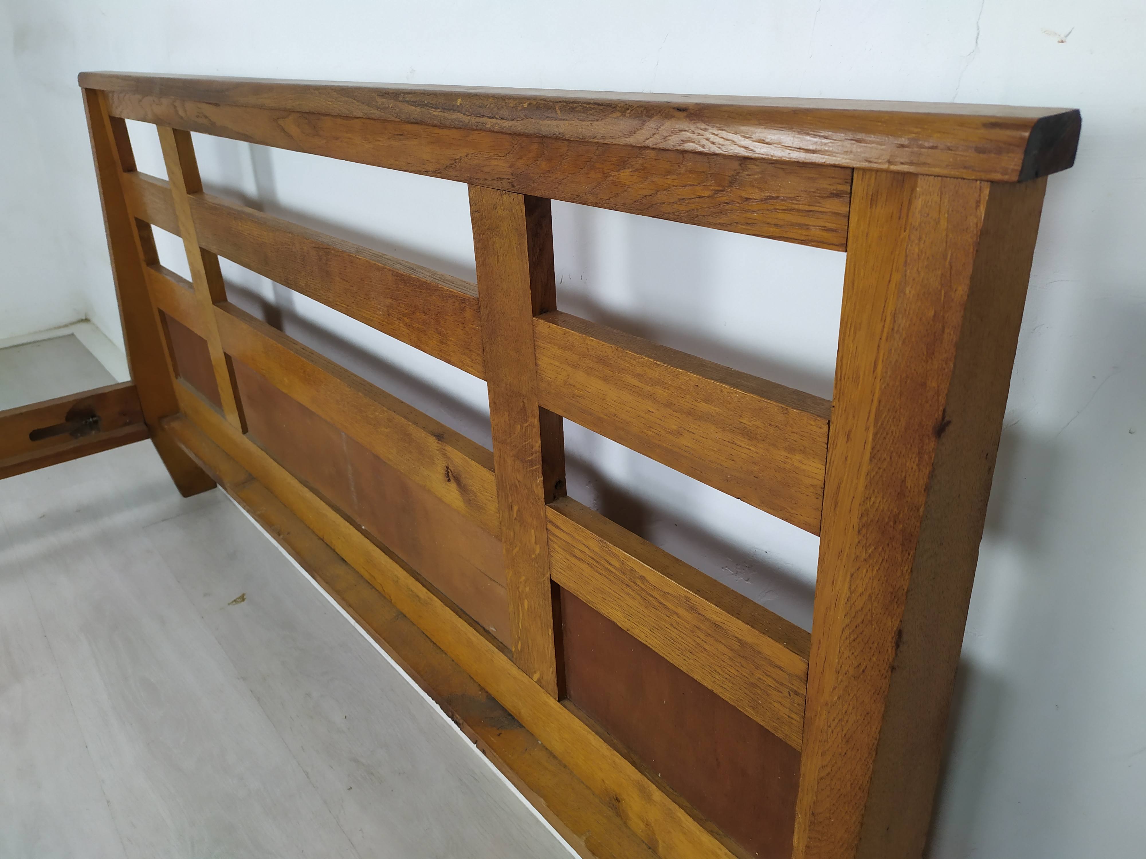 Bed 140 vintage oak
