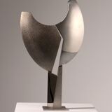 Børge Jørgensen sculpture made of polished steel 1984 1/1