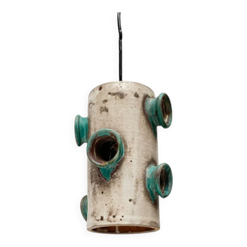 Mid-century ceramic studio pendant lamp by Palette Design, 1960s, set of 3.