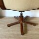 Fauteuil scandinave pivotant vintage