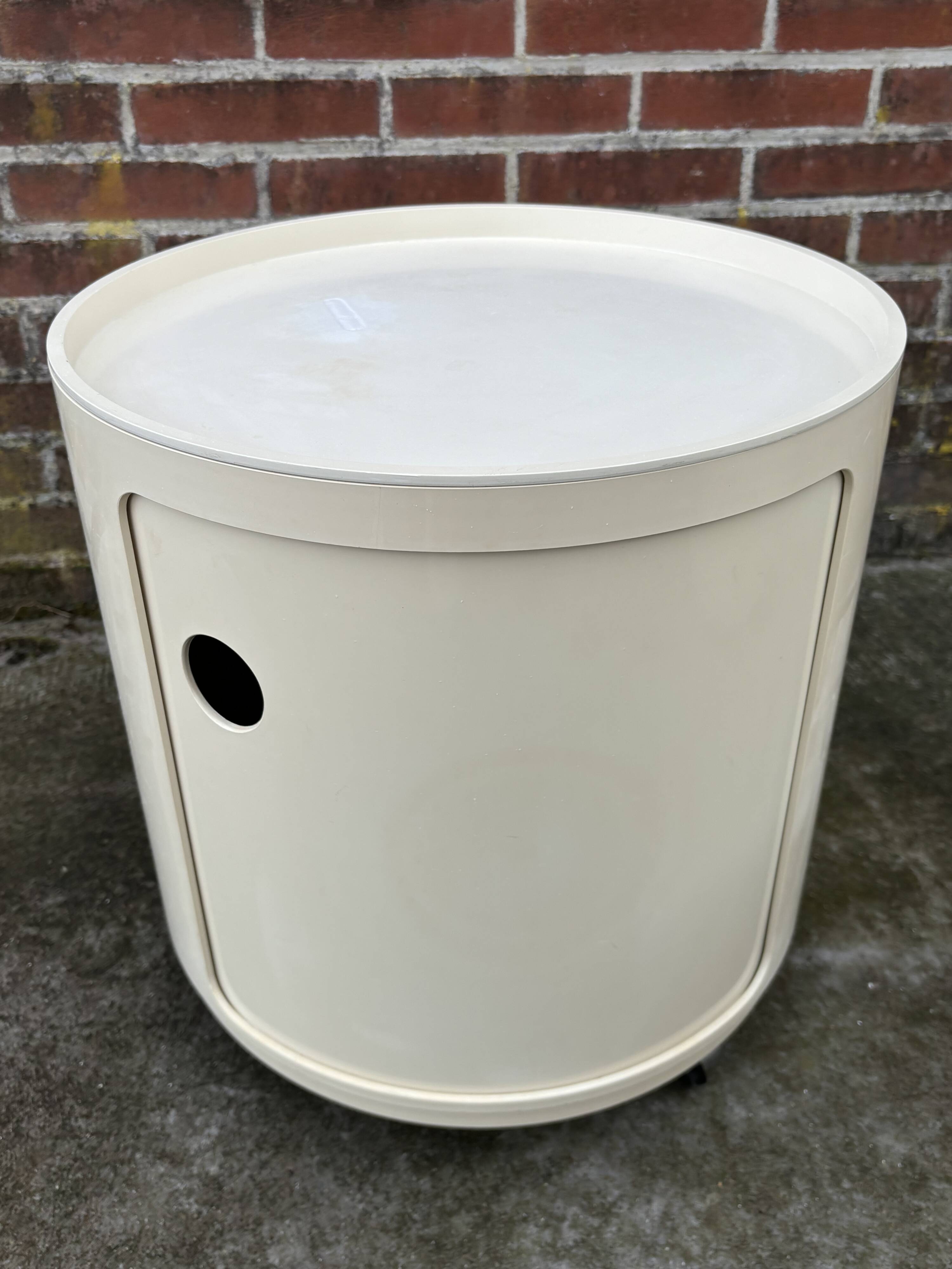 Vintage Componibili bedside tables by Anna Castelli for Kartell set of two