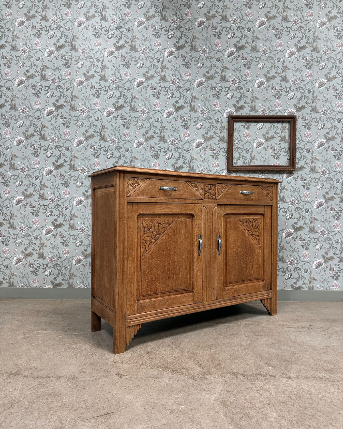 Art Deco oak grand buffet