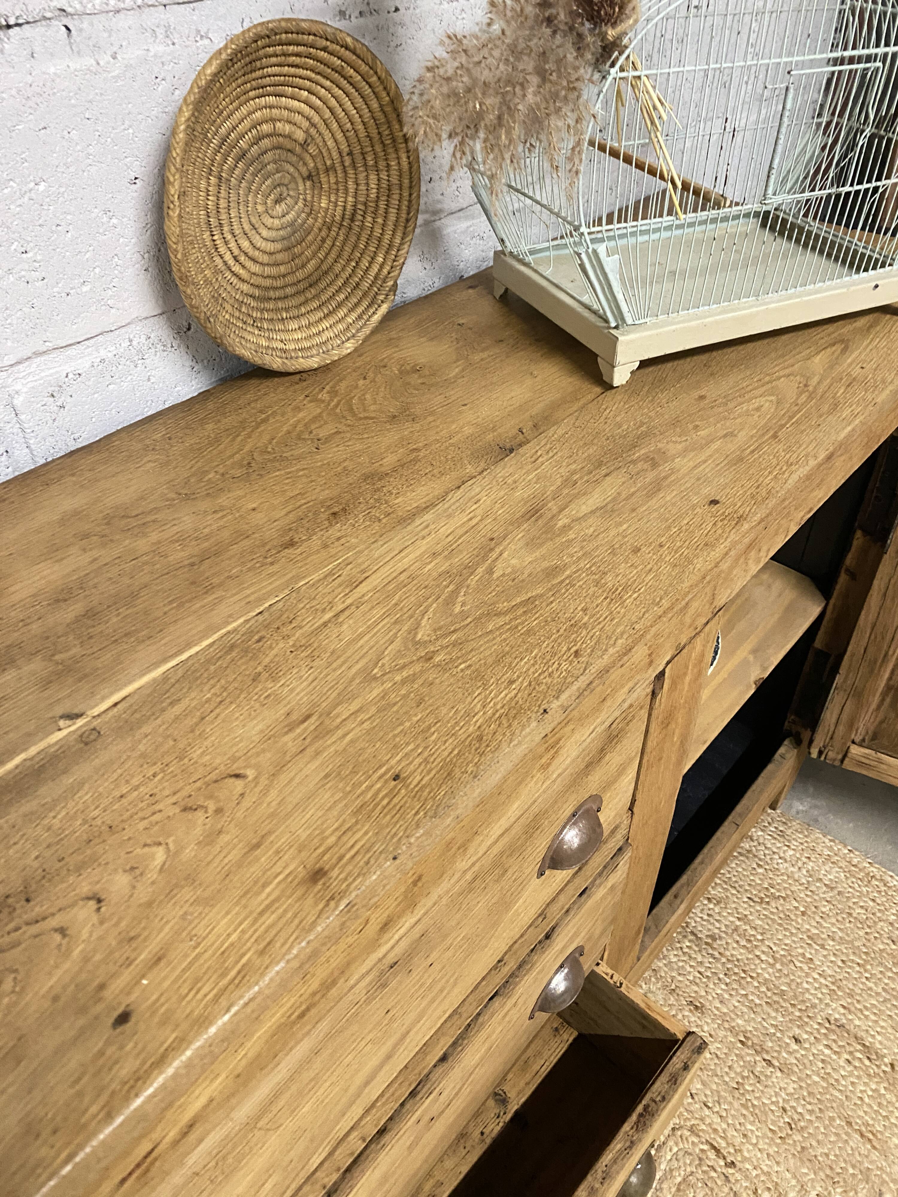 Oak enfilade, large sideboard