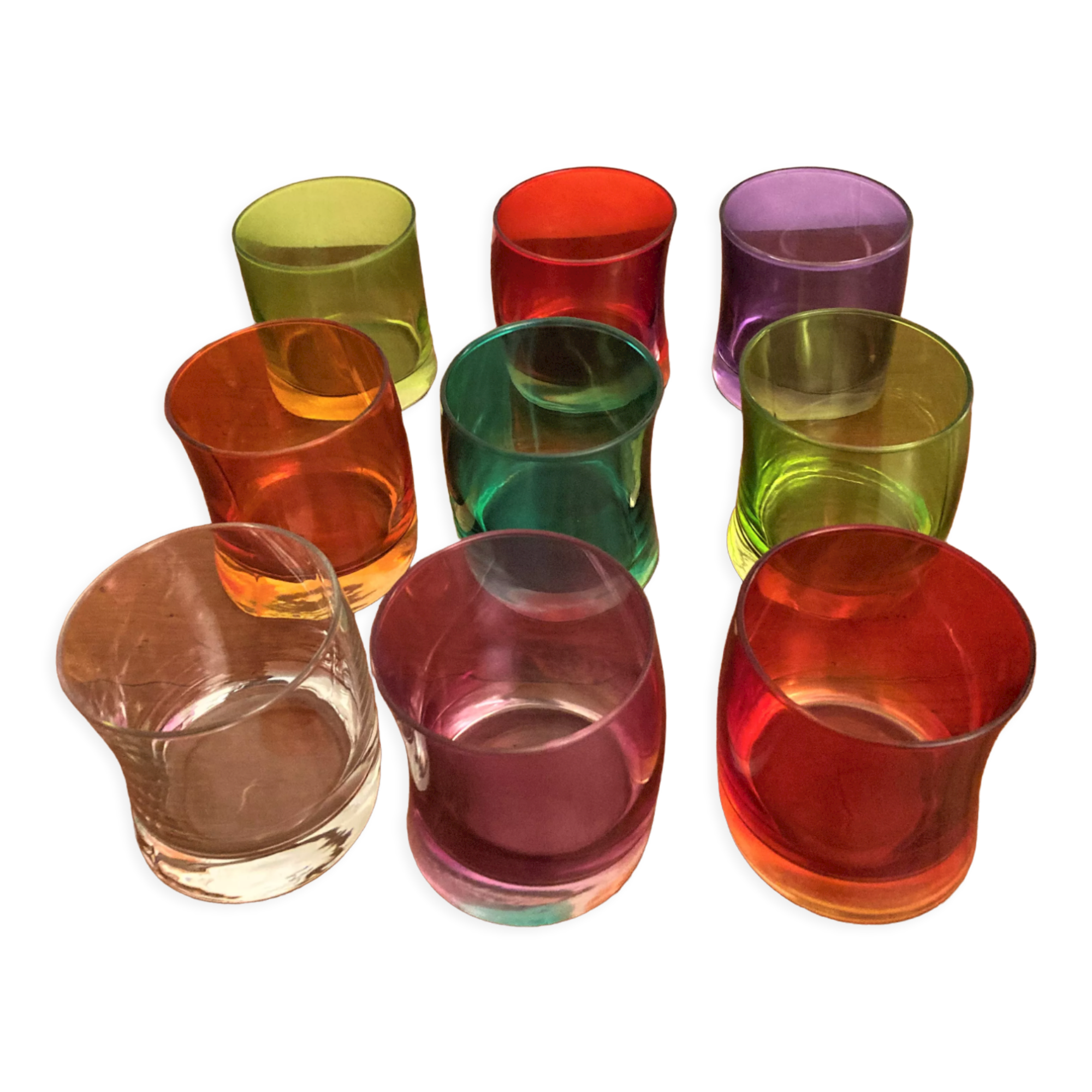 Verres colorés