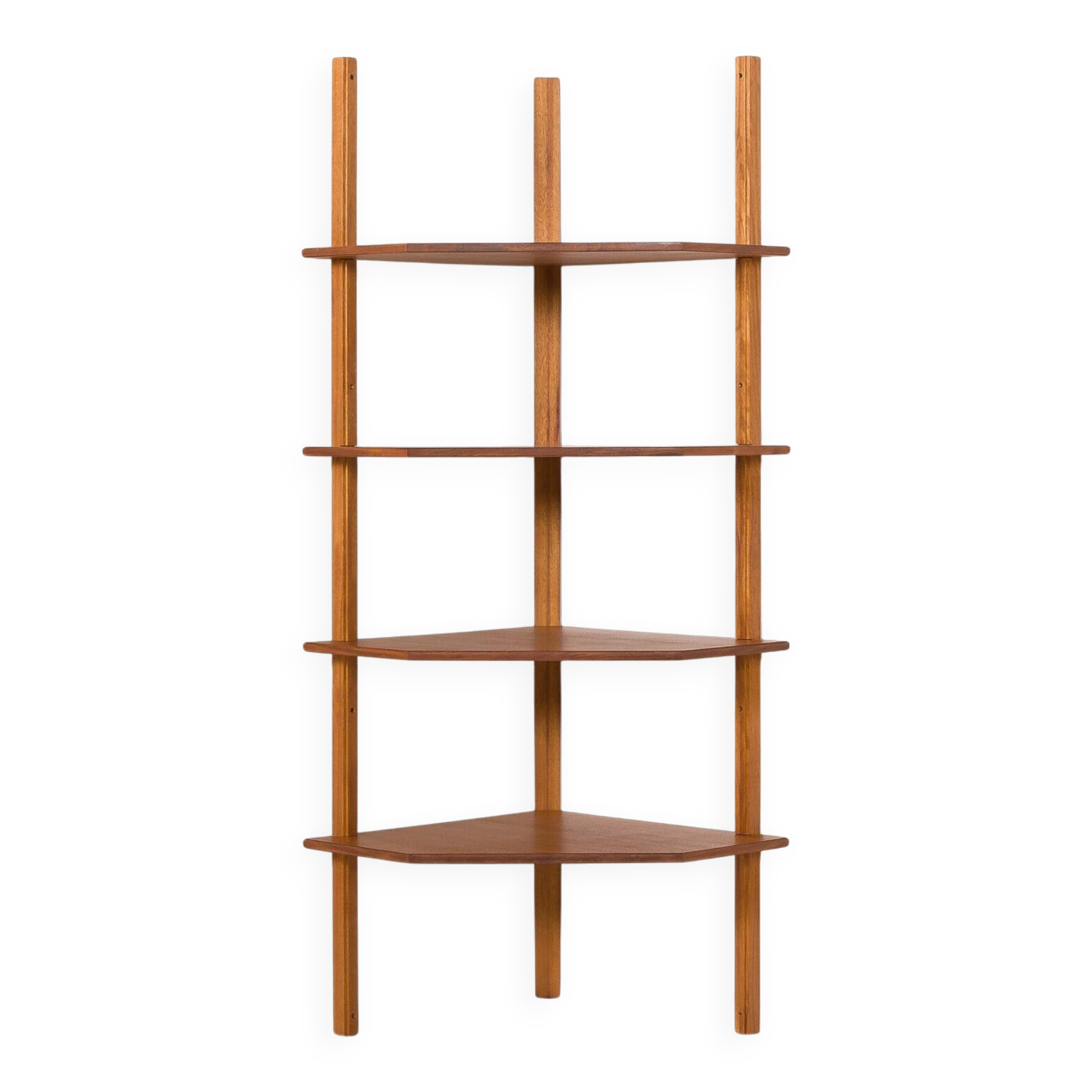 Meuble d'angle mural italien du milieu du siècle, années 1970