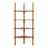 Meuble d'angle mural italien du milieu du siècle, années 1970