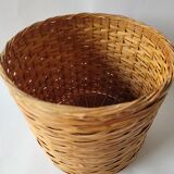 Cache pot en osier
