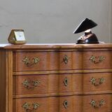 Commode vintage danoise de style brutaliste en chêne clair, dans le style de Henning Kjærnulf, années 1960